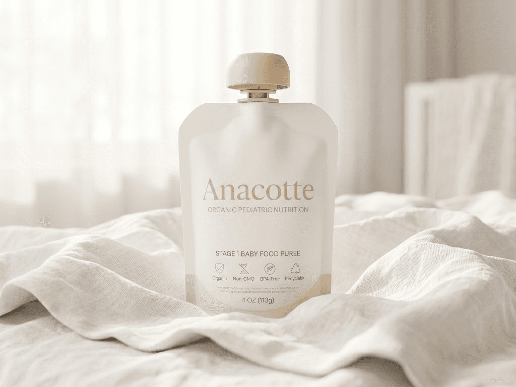 Baby food puree · spout pouch