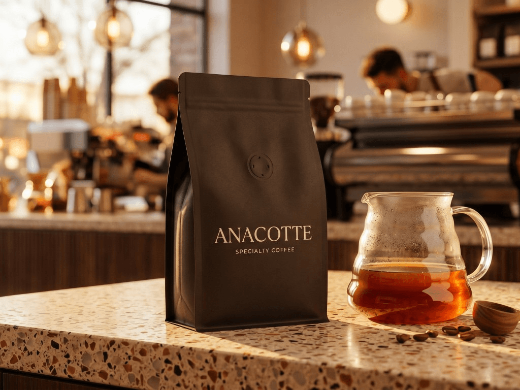 Specialty coffee · side-gusset valve bag